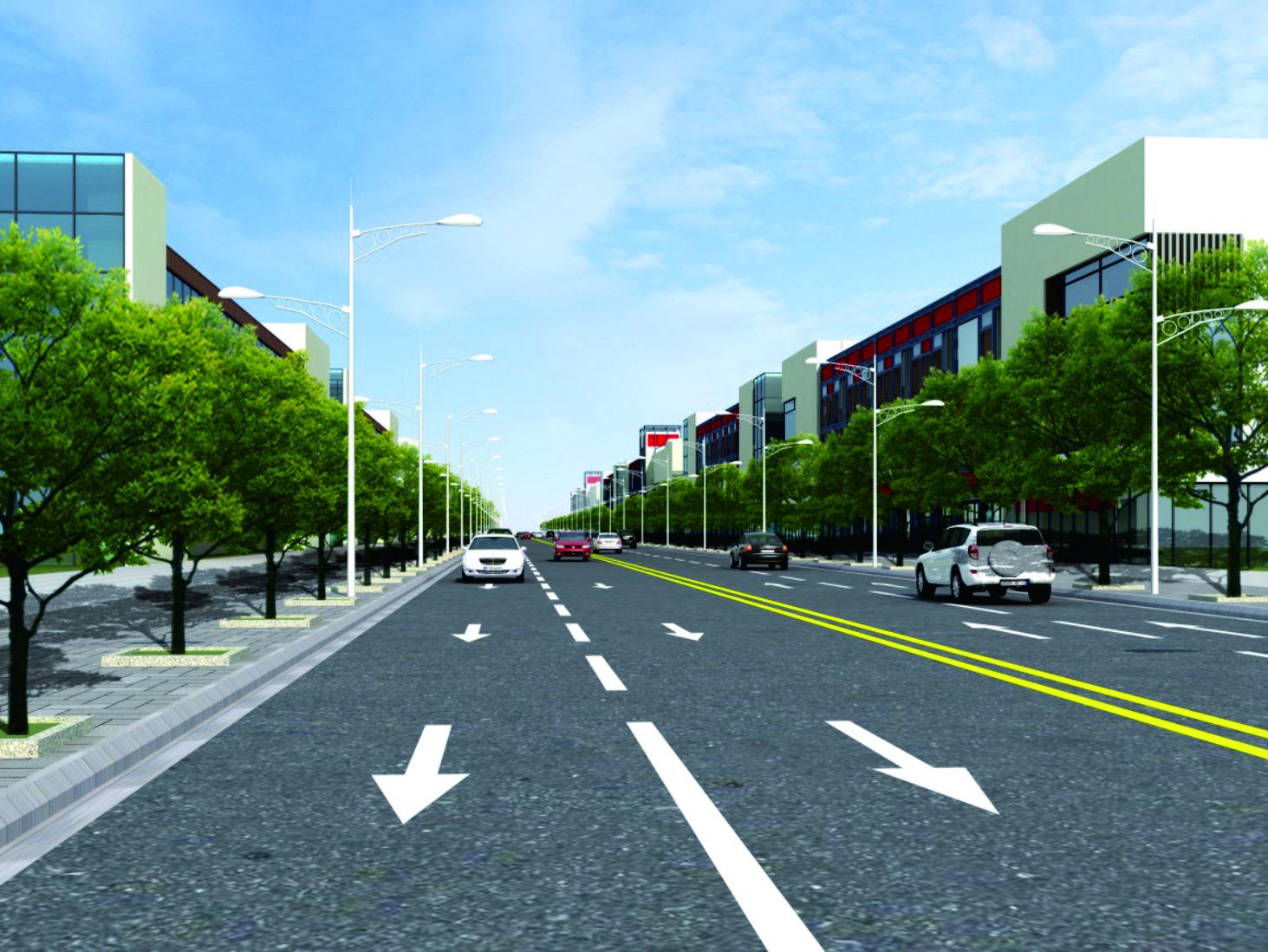 洞上街(延安路至翠柳路)道路、給排水工程